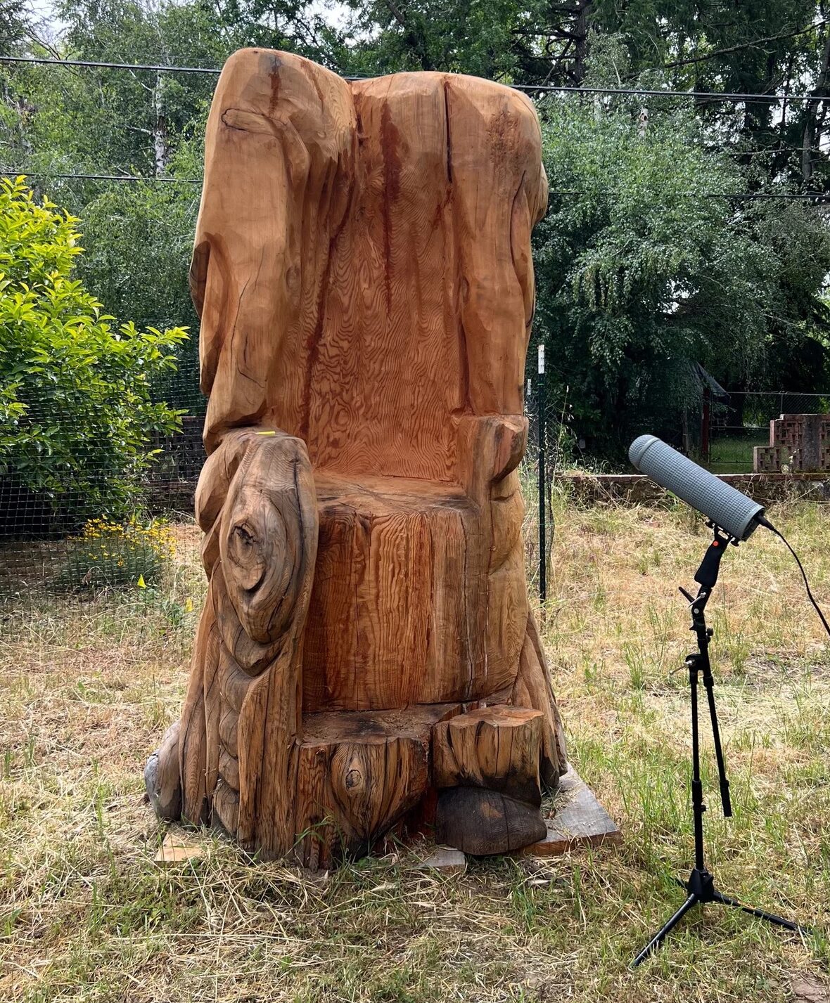 Talking Story Seat with Heron Shadow